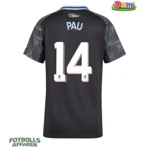 Aston Villa Pau Torres #14 Bortatröja Kvinnor 2025-26 Kortärmad